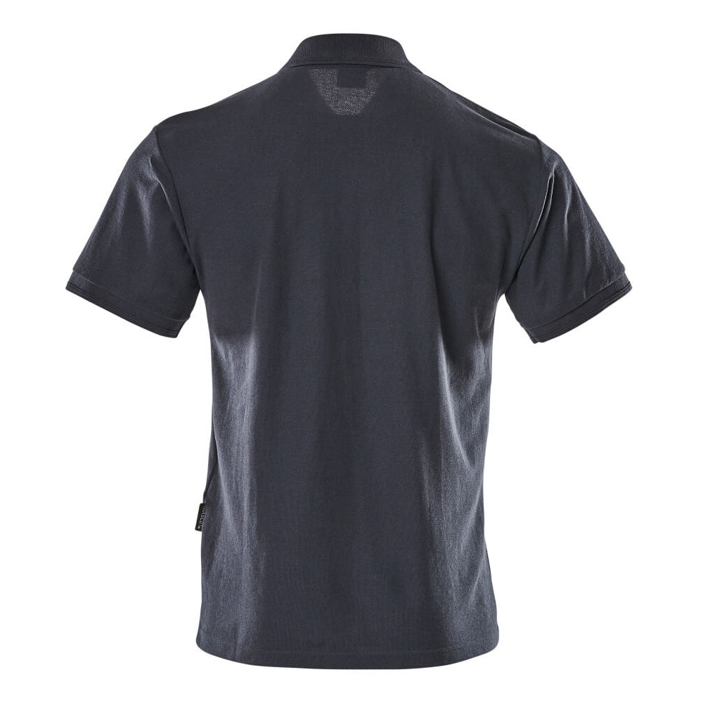 Mascot Crossover Borneo Polo Shirt With Chest Pocket - Navy
