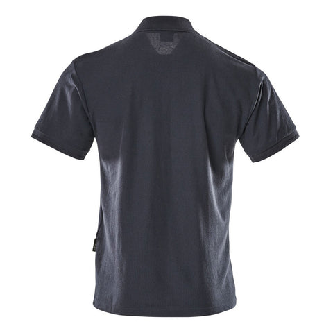 Mascot Crossover Borneo Polo Shirt With Chest Pocket - Navy