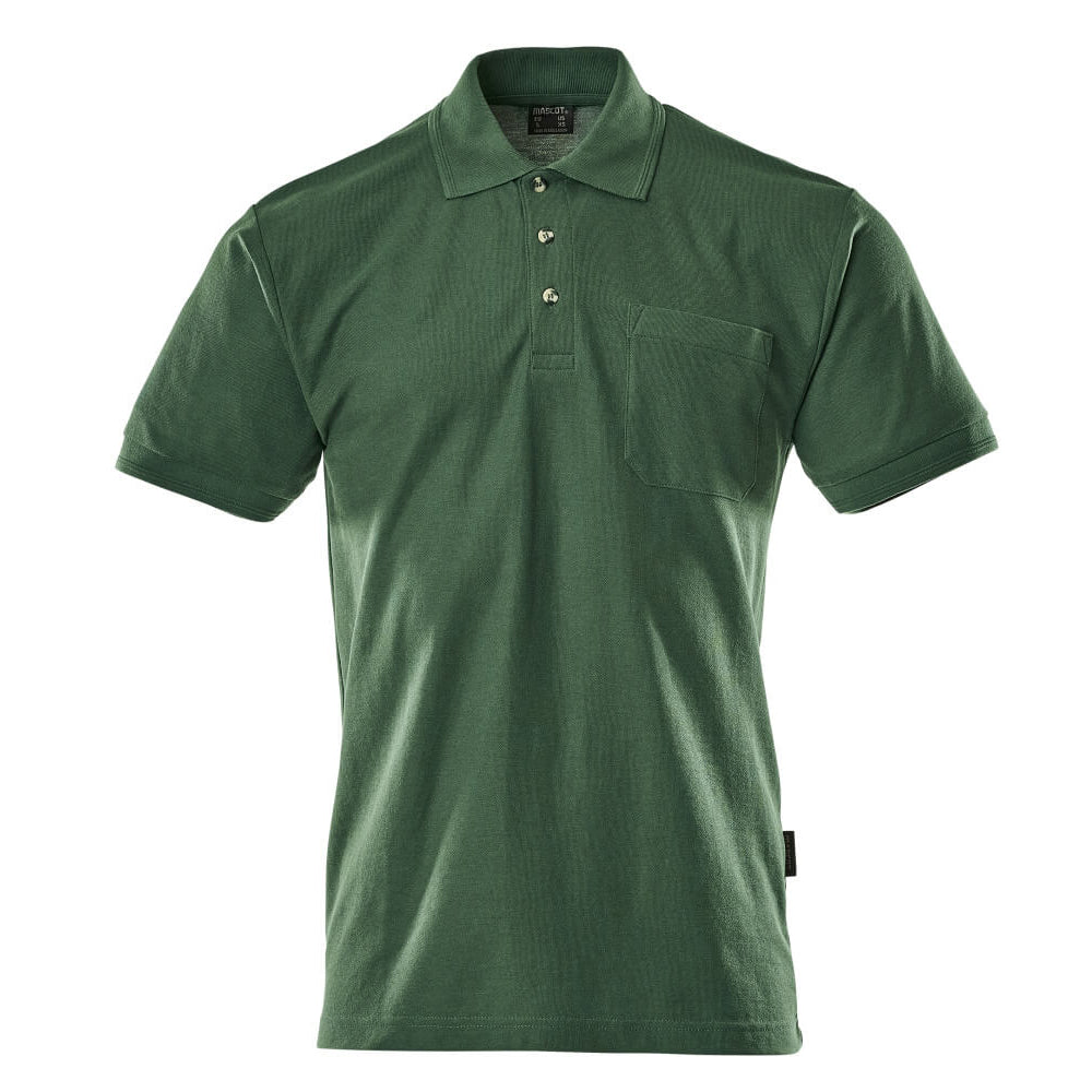 Mascot Crossover Borneo Polo Shirt With Chest Pocket Green