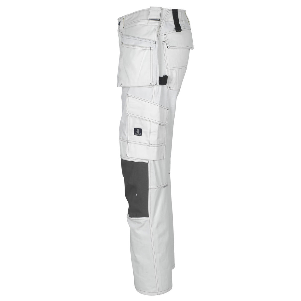 Mascot Hardwear 06131 Trousers With Kneepad Pockets And Holster Pockets White