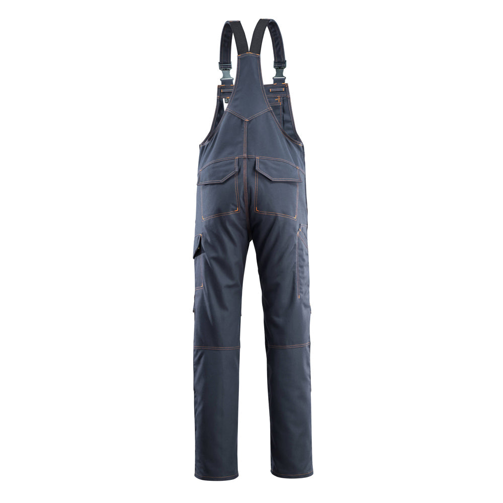 Mascot Multisafe Freibourg Bib & Brace With Kneepad Pockets - Dark Navy