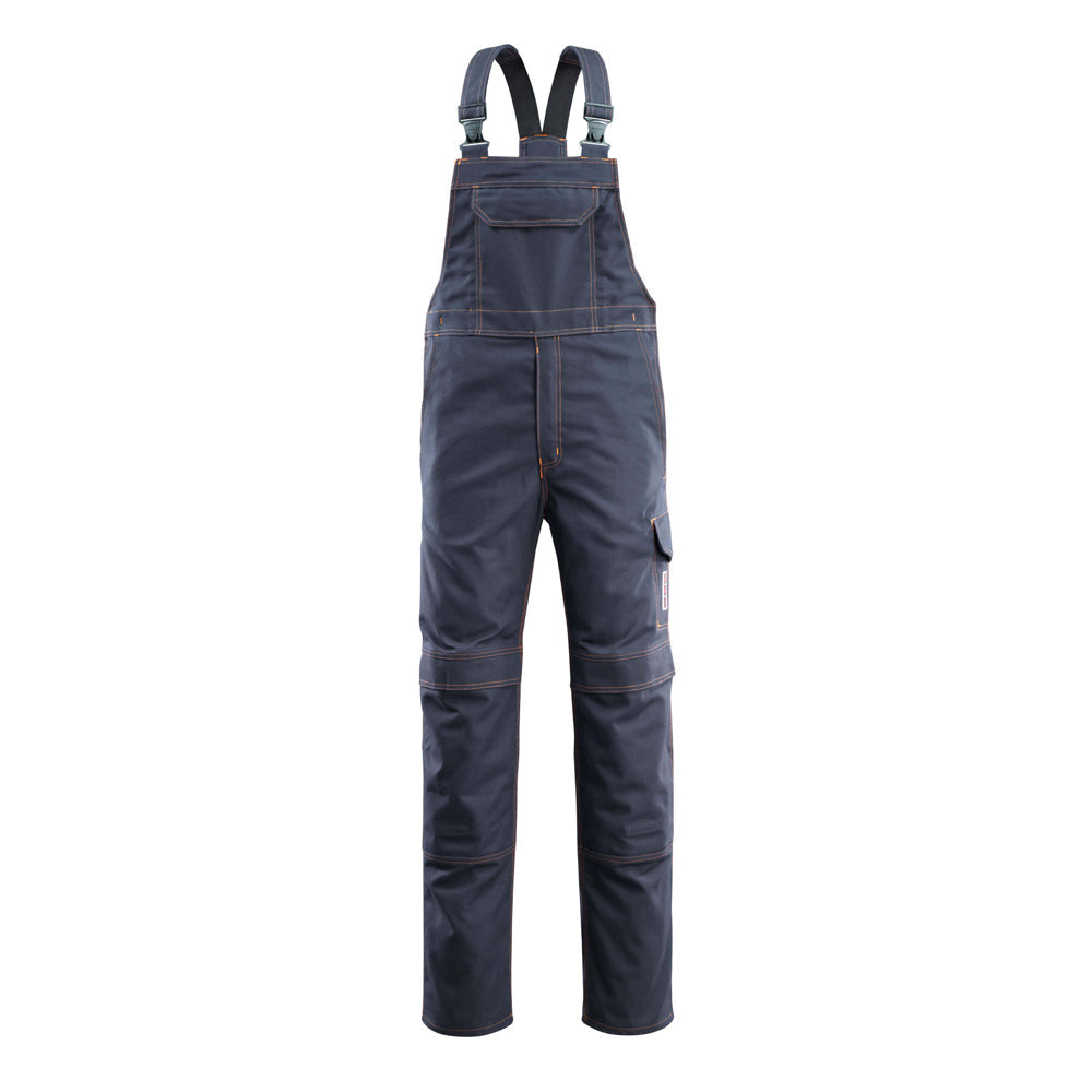 Mascot Multisafe Freibourg Bib & Brace With Kneepad Pockets - Dark Navy