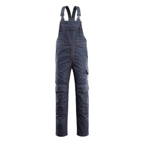 Mascot Multisafe Freibourg Bib & Brace With Kneepad Pockets - Dark Navy