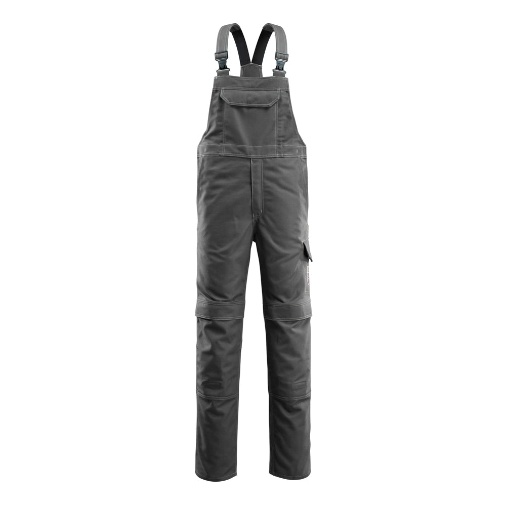 Mascot Multisafe Freibourg Bib & Brace With Kneepad Pockets - Dark Anthracite