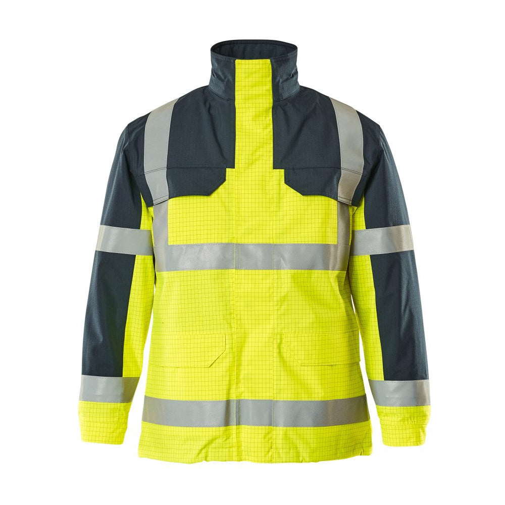 Mascot Lungern Multisafe 06831 Yellow Navy Parka Jacket