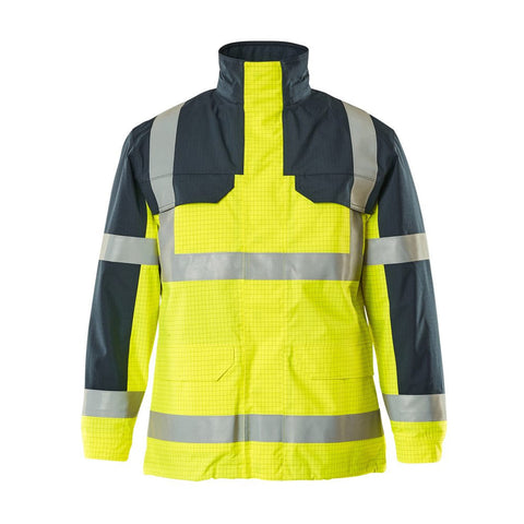 Mascot Lungern Multisafe 06831 Yellow Navy Parka Jacket