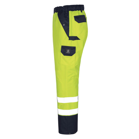 Mascot Linz Safe Image 07090 Over Trousers Yellow Navy