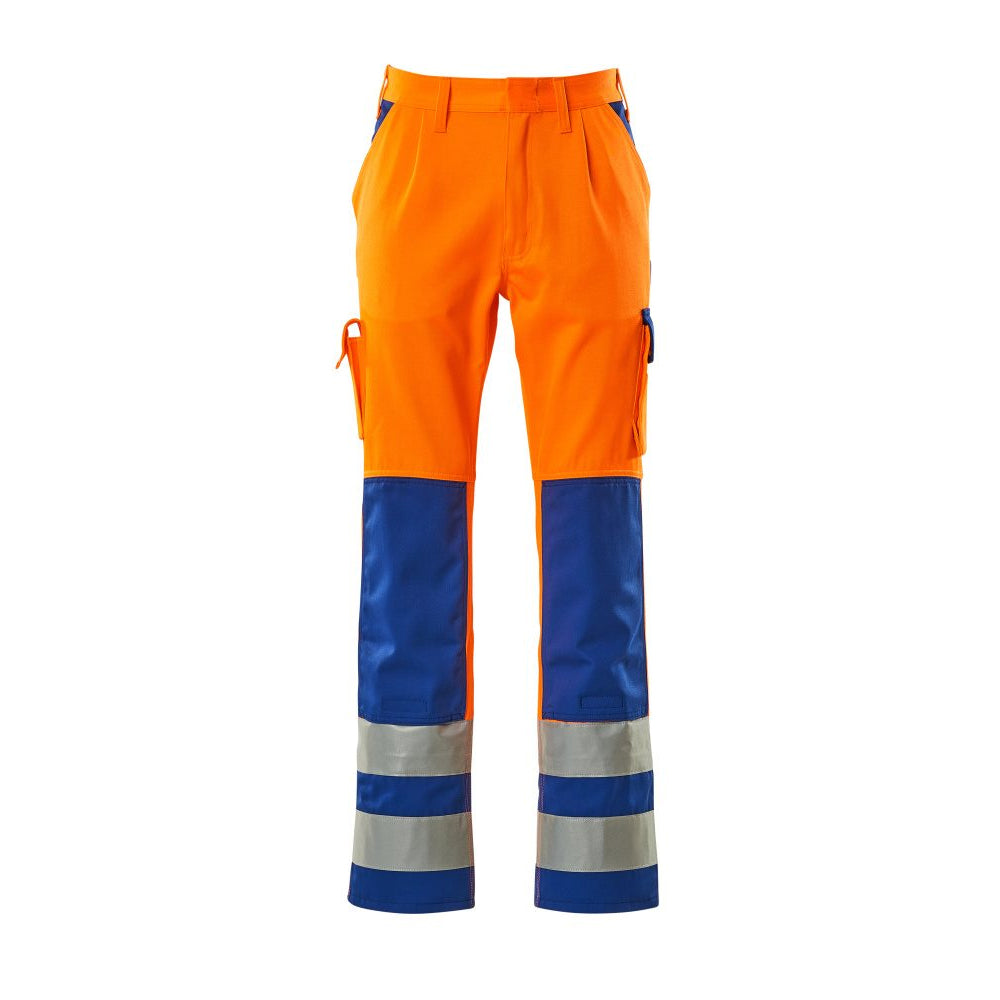 Mascot Olinda Safe Complete 07179 Trousers With Kneepad Pockets Orange Royal