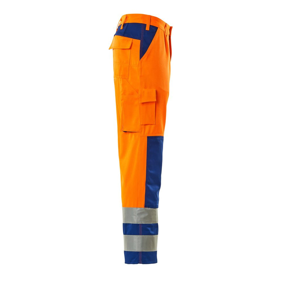 Mascot Olinda Safe Complete 07179 Trousers With Kneepad Pockets Orange Royal