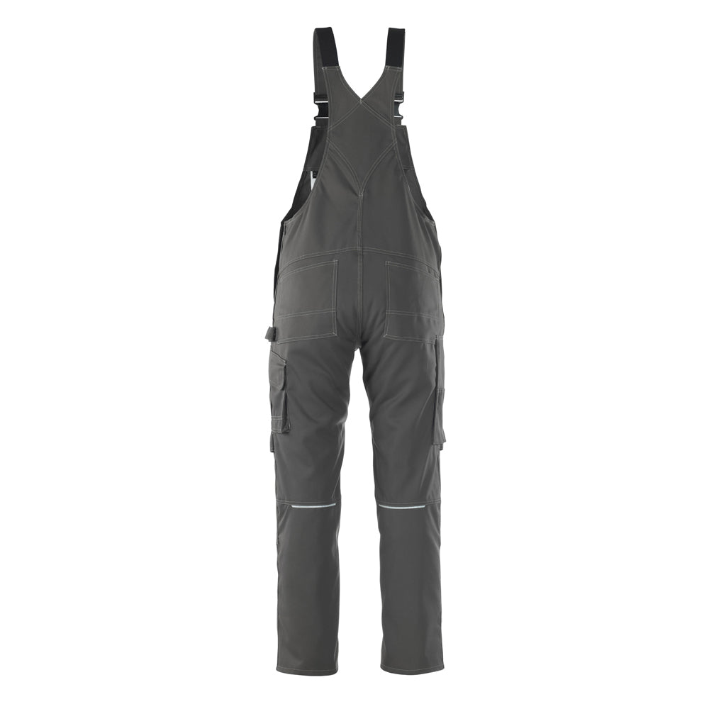 Mascot Industry Richmond Bib & Brace With Kneepad Pockets - Dark Anthracite