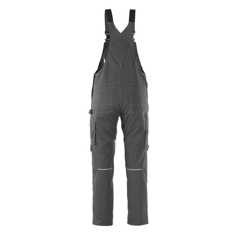 Mascot Industry Richmond Bib & Brace With Kneepad Pockets - Dark Anthracite