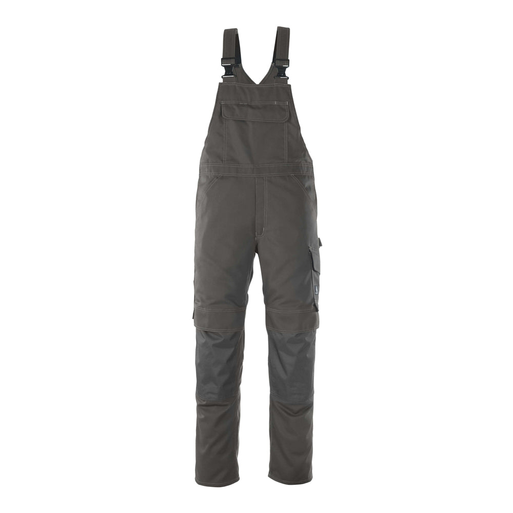 Mascot Industry Richmond Bib & Brace With Kneepad Pockets - Dark Anthracite