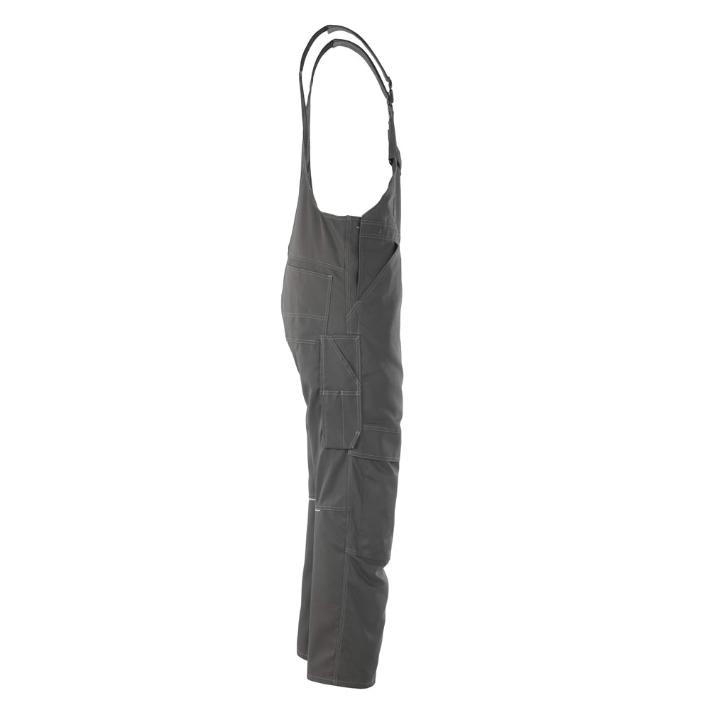 Mascot Industry Richmond Bib & Brace With Kneepad Pockets - Dark Anthracite