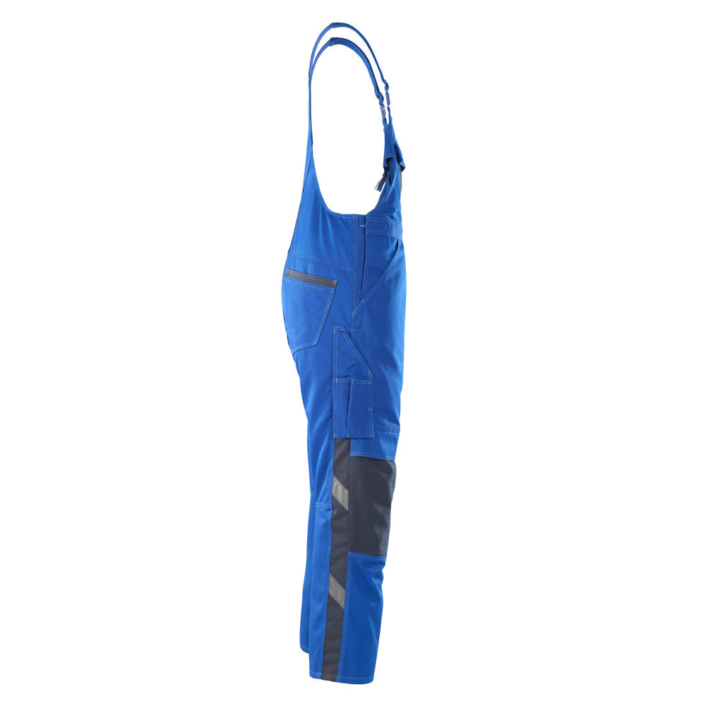 Mascot Safe Unique Leipzig Bib & Brace With Kneepad Pockets - Royal/dark Navy