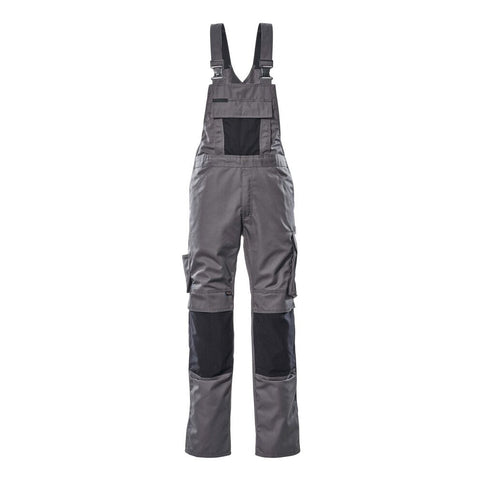 Mascot Safe Unique Augsburg Bib & Brace With Kneepad Pockets - Anthracite/black