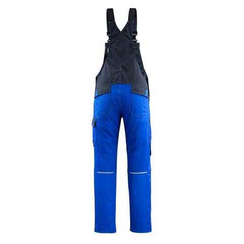 Mascot Light Bib & Brace With Kneepad Pockets - Royal/dark Navy