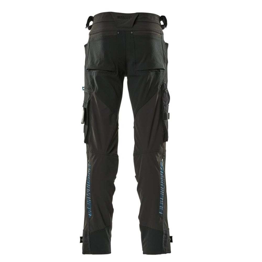 Mascot Advanced 17079 Pants With Kneepad Pockets Black