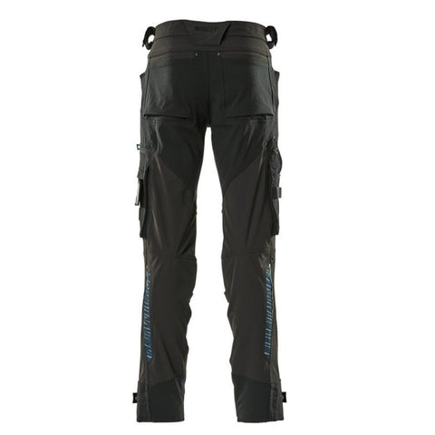 Mascot Advanced 17079 Pants With Kneepad Pockets Black