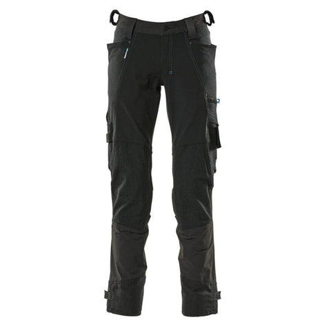 Mascot Advanced 17079 Pants With Kneepad Pockets Black