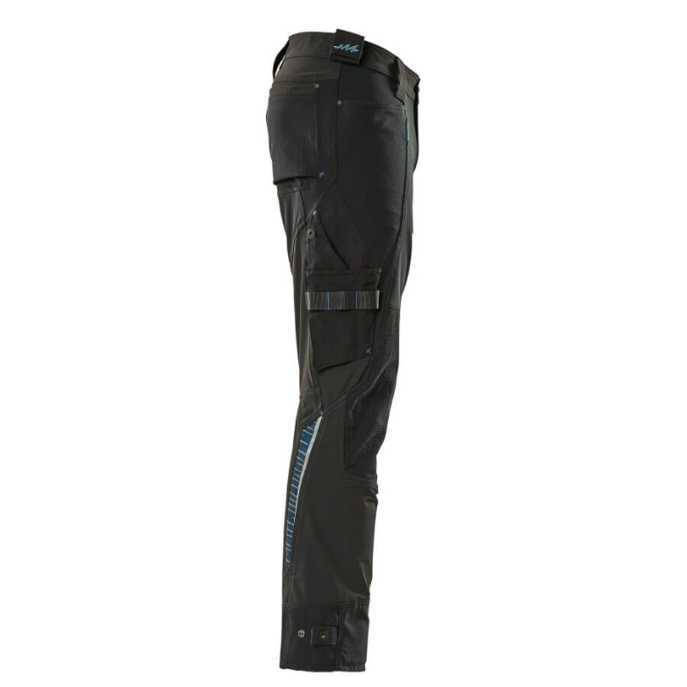 Mascot Advanced 17079 Pants With Kneepad Pockets Black
