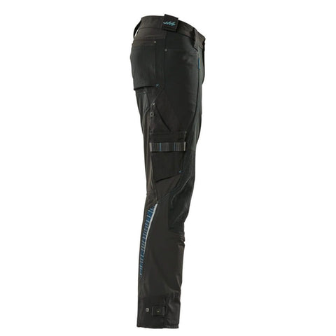 Mascot Advanced 17079 Pants With Kneepad Pockets Black