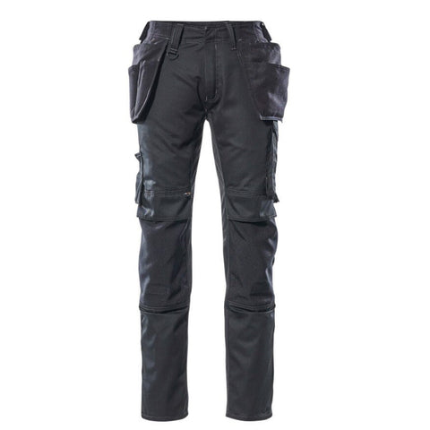 Mascot Unique 17731 Trousers With Kneepad Pockets And Holster Pockets Black