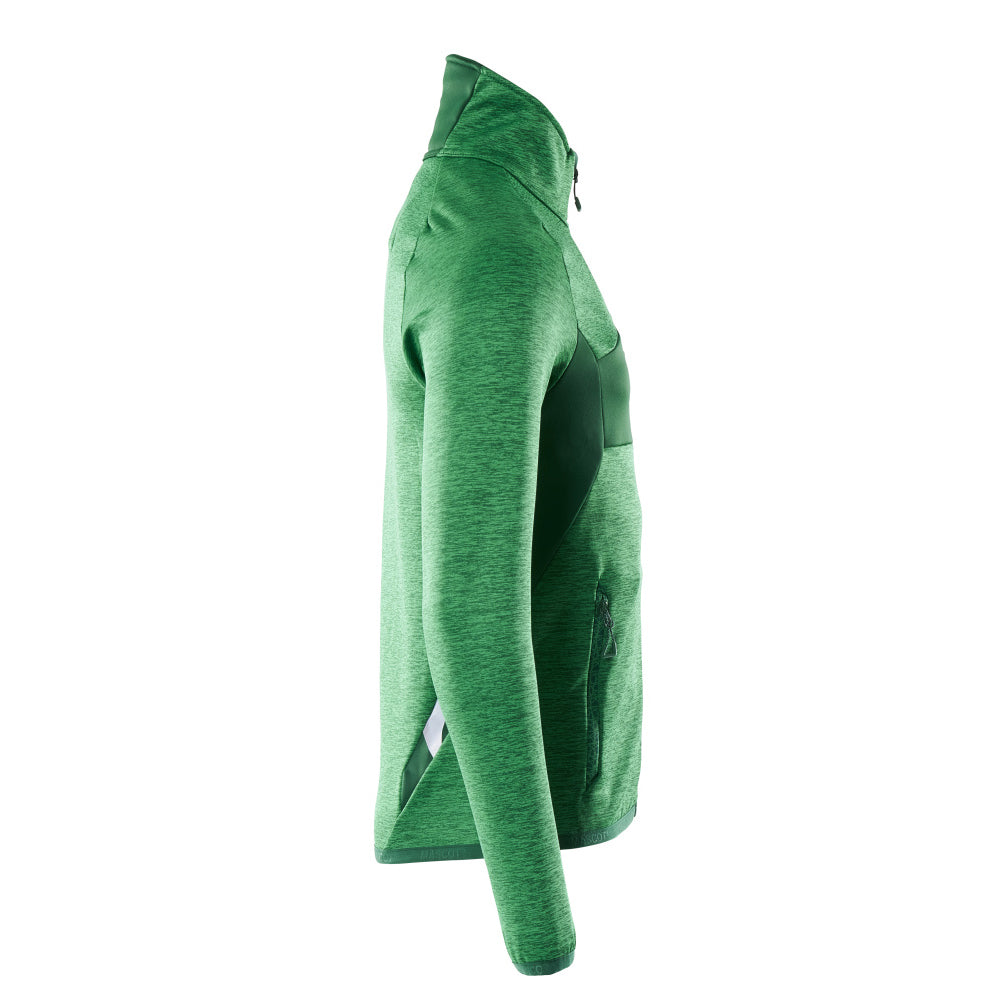 Mascot Accelerate 18103 Fleece Jumper With Zipper Grass Green