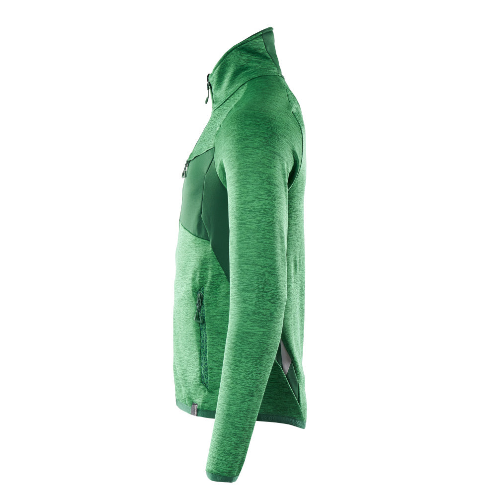 Mascot Accelerate 18103 Fleece Jumper With Zipper Grass Green
