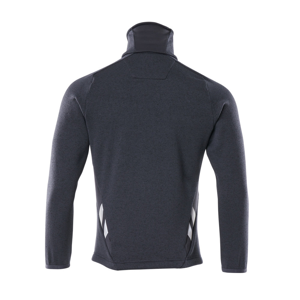 Mascot Accelerate 18105 Knitted Jumper With Zipper Dark Navy