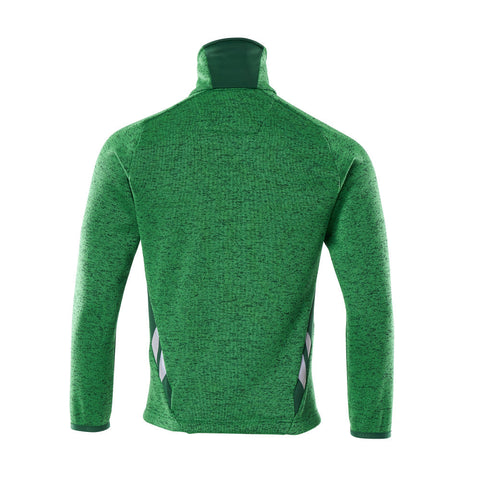 Mascot Accelerate 18105 Knitted Jumper With Zipper Grass Green
