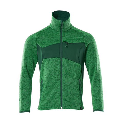 Mascot Accelerate 18105 Knitted Jumper With Zipper Grass Green