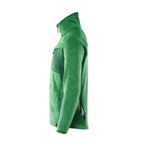 Mascot Accelerate 18105 Knitted Jumper With Zipper Grass Green