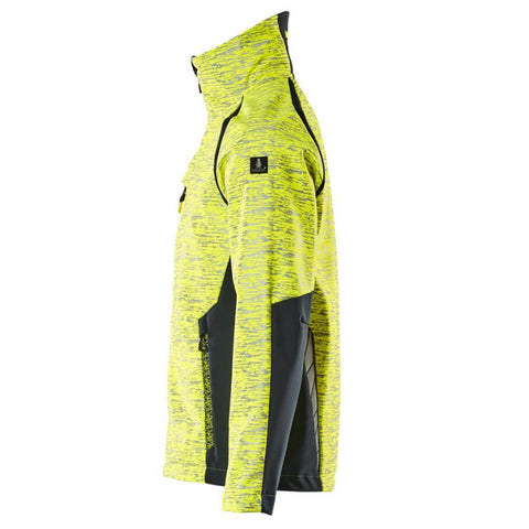 Mascot Accelerate 19202 Softshell Jacket Hi-Vis Yellow Dark Navy