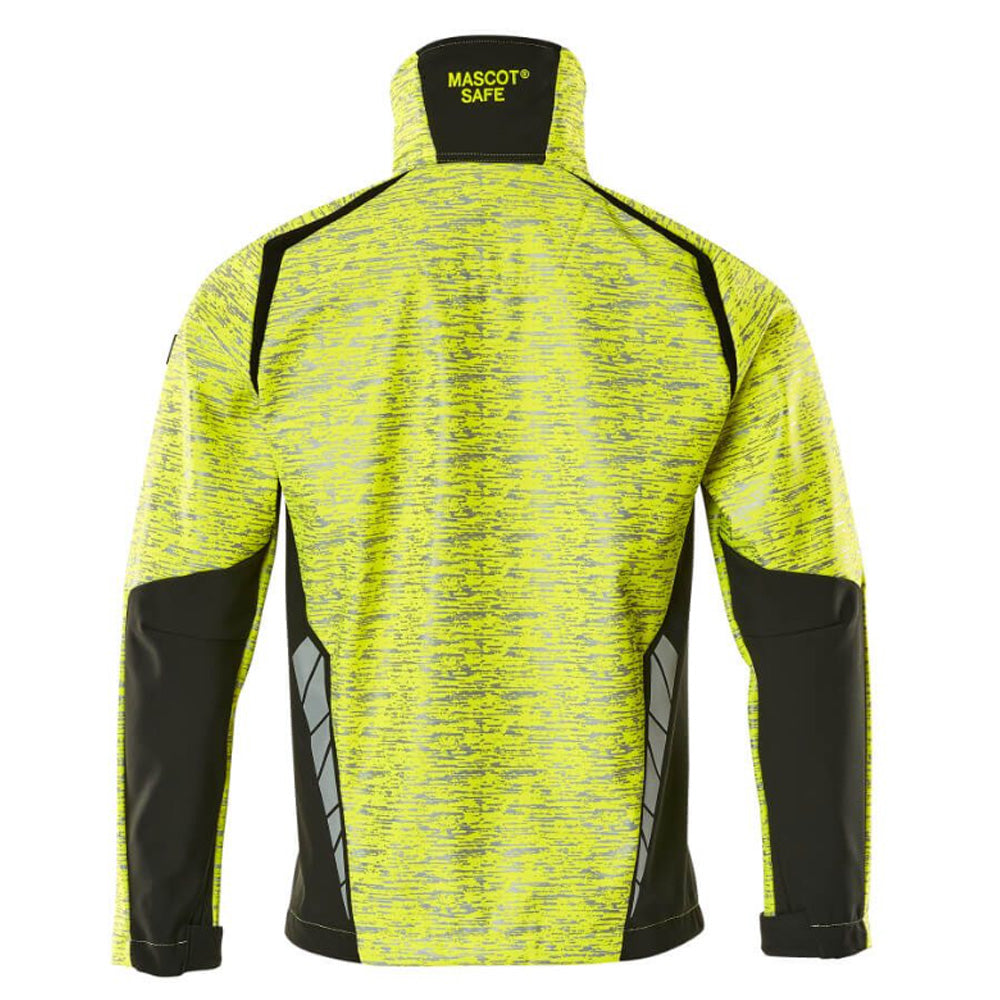 Mascot Accelerate 19202 Softshell Jacket Hi-Vis Yellow Black