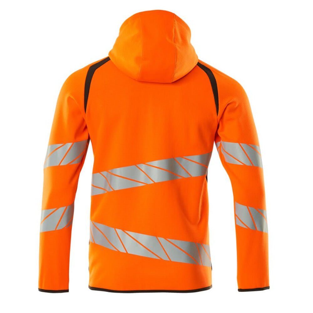 Mascot Accelerate 19284 Hoodie With Zipper Hi-Vis Orange Dark Anthracite