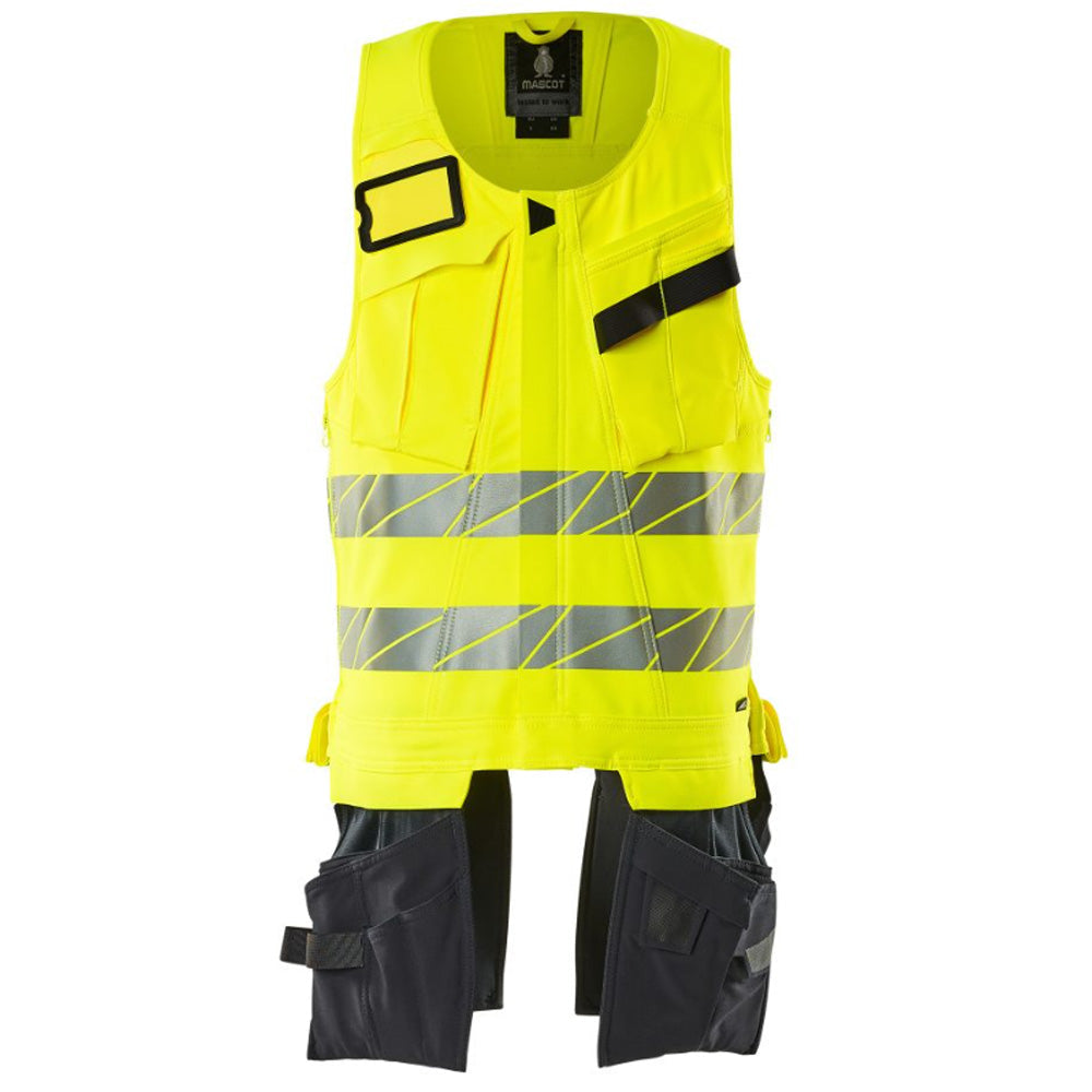 Mascot Accelerate 19589 Tool Vest Hi-Vis Yellow Dark Navy