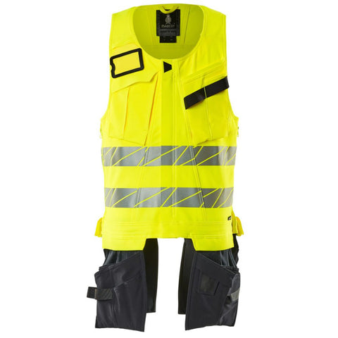 Mascot Accelerate 19589 Tool Vest Hi-Vis Yellow Dark Navy