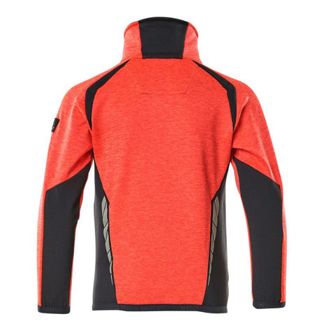Mascot Accelerate 19903 Fleece Jumper For Children Hi-Vis Red Dark Navy