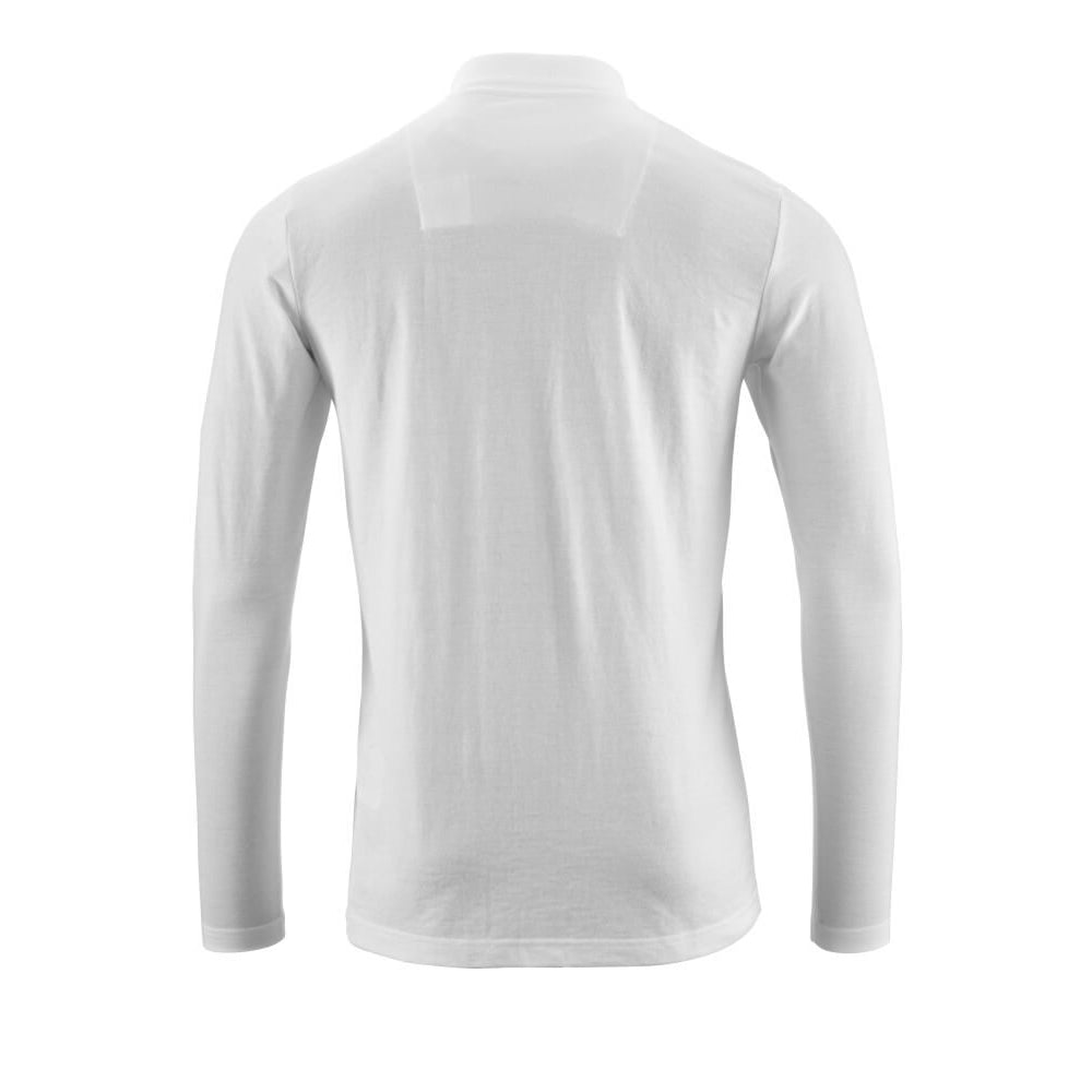 Mascot Crossover Prowash Polo Shirt Long-sleeved White