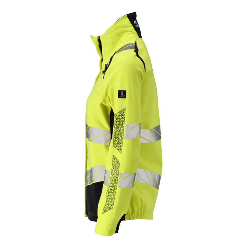 Mascot Accelerate Ladies 21008 Hi-Vis Yellow / Dark Navy Flame Retardant Jacket