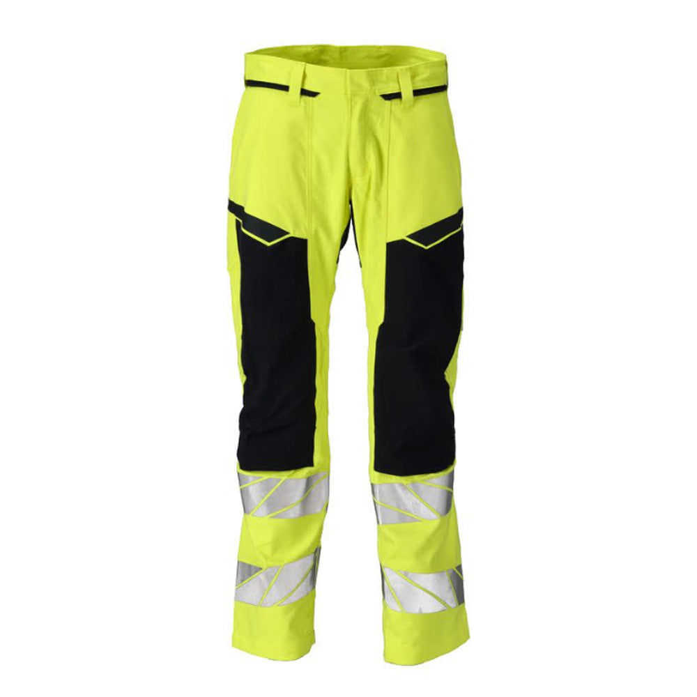 Mascot Accelerate 21379 Flame Retardant Trousers Hi-Vis Yellow / Dark Navy