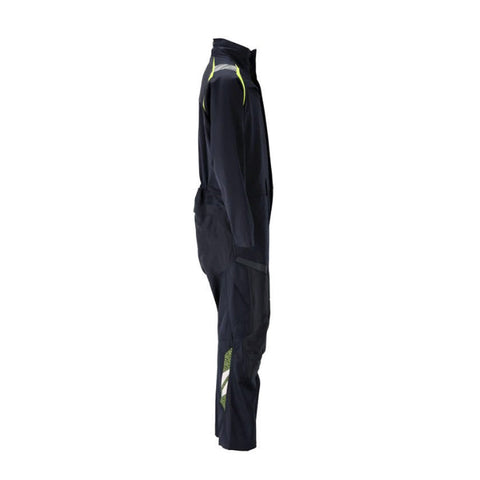 Mascot Accelerate 21519 Flame Retardant Boilersuit Dark Navy / Hi-Vis Yellow