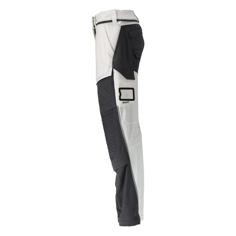 Mascot Customized 22078 White / Stone Grey Trousers