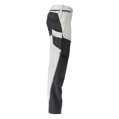 Mascot Customized 22078 White / Stone Grey Trousers