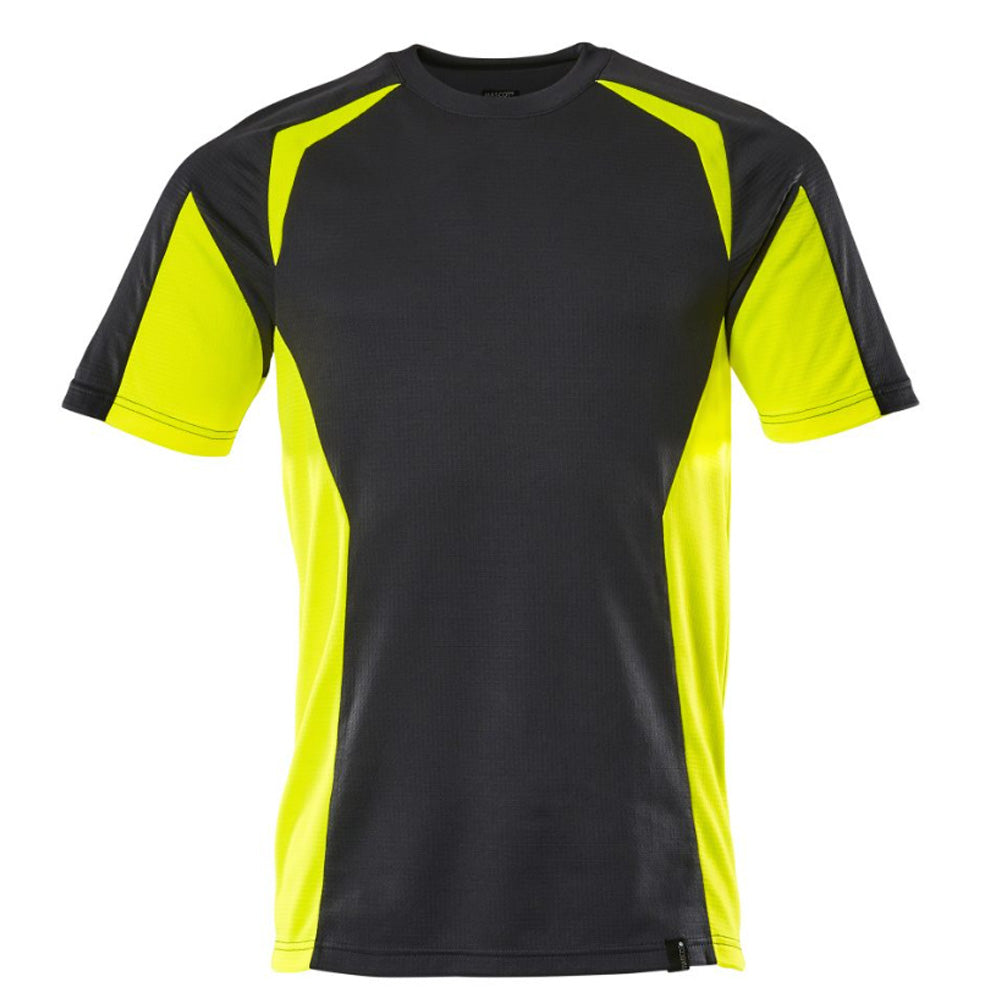 Mascot Accelerate 22082 T-Shirt Black Hi-Vis Yellow