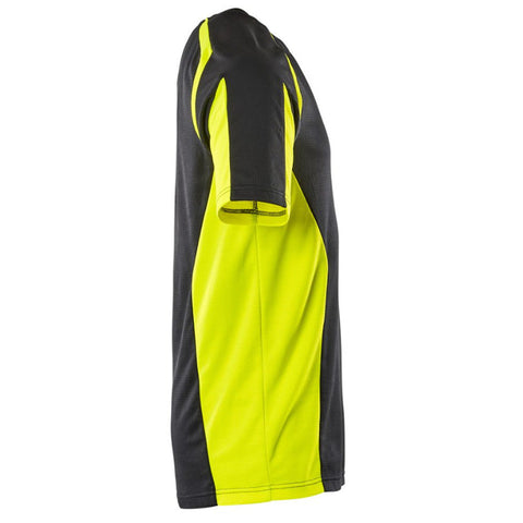 Mascot Accelerate 22082 T-Shirt Black Hi-Vis Yellow