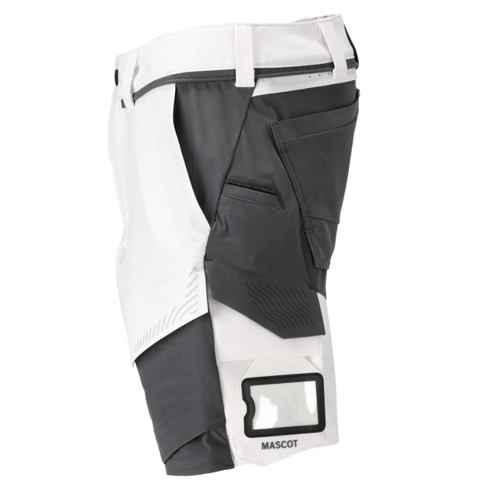 Mascot Customized 22149 Stretch Shorts White/Grey