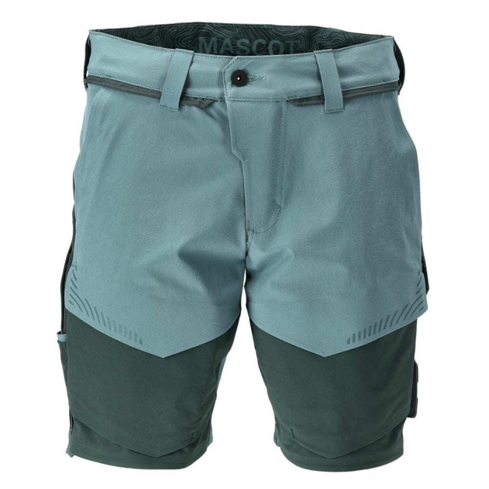 Mascot Customized 22149 Stretch Shorts Green
