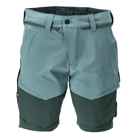 Mascot Customized 22149 Stretch Shorts Green