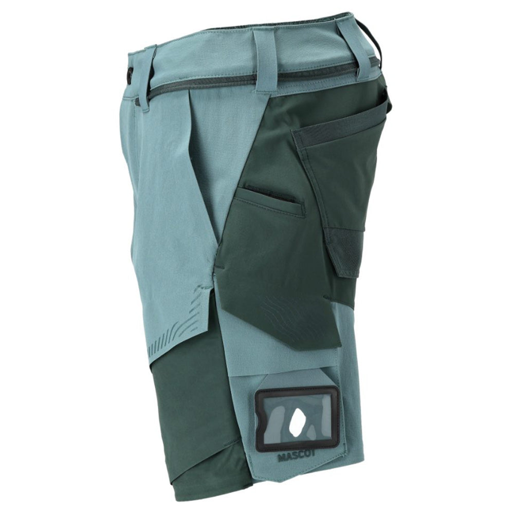 Mascot Customized 22149 Stretch Shorts Green